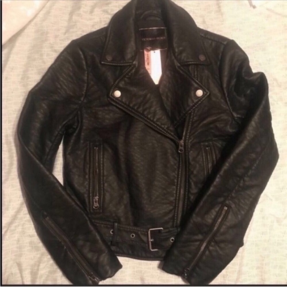 Victoria's Secret Pebbled Motto Jacket - Picture 2 of 10